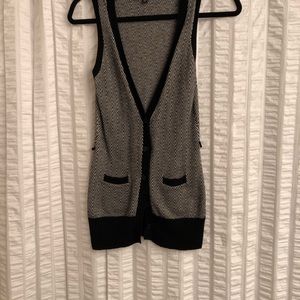 Express herringbone sweater vest